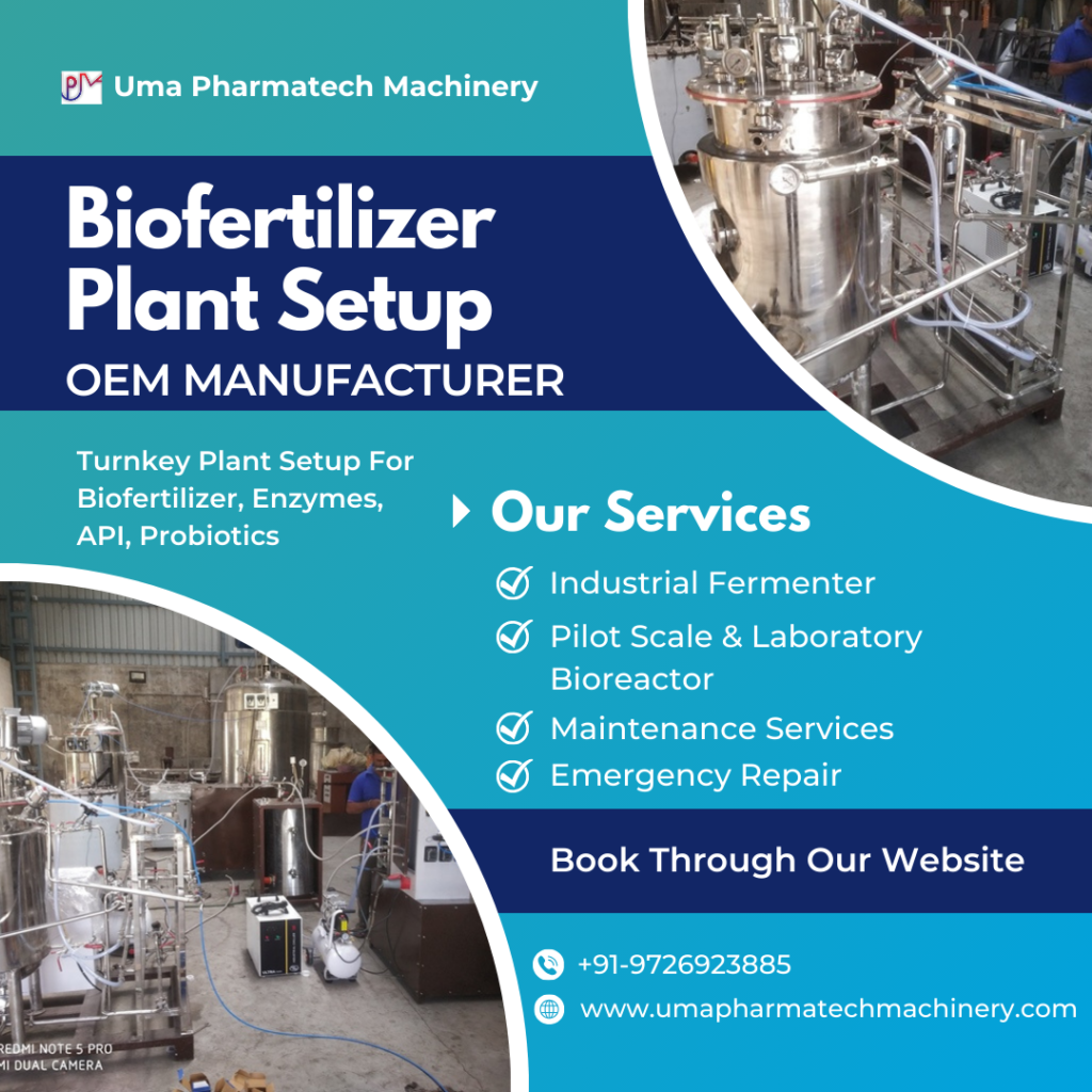 Biofertilizer Production Plant Setup- Probiotics Manufacturing setup