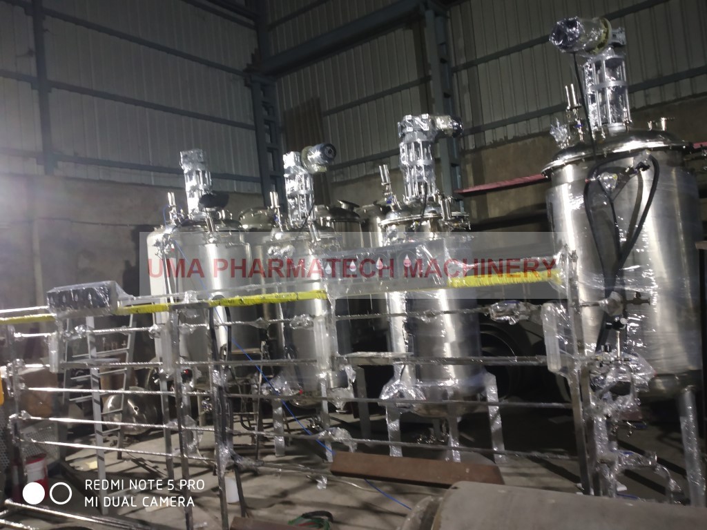 Supplier and Manufacturer of Fermenter or bioreactor For API in Maharashtra