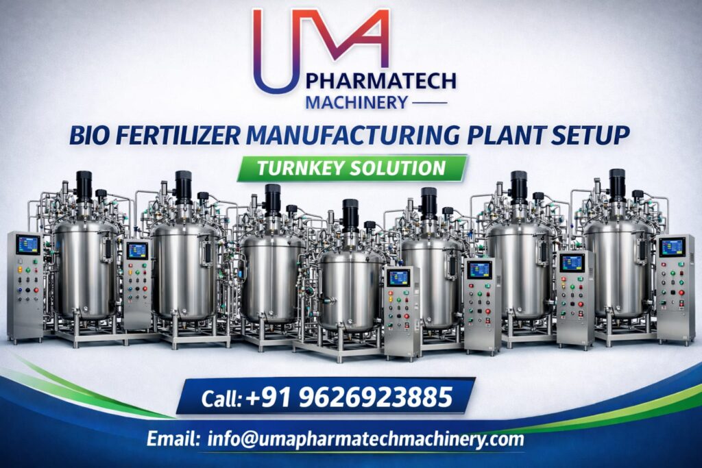 Industrial Fermenter For Biofertilizer Manufacturing