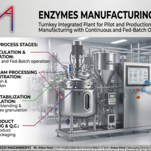 Automatic Enzymes Manufacturing Plant Setup- UMA Pharmatech Machinery