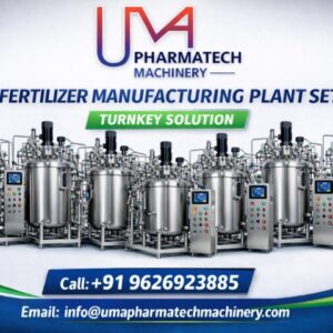 Industrial Bioreactor For Biofertilizer Manufacturing Plant Setup